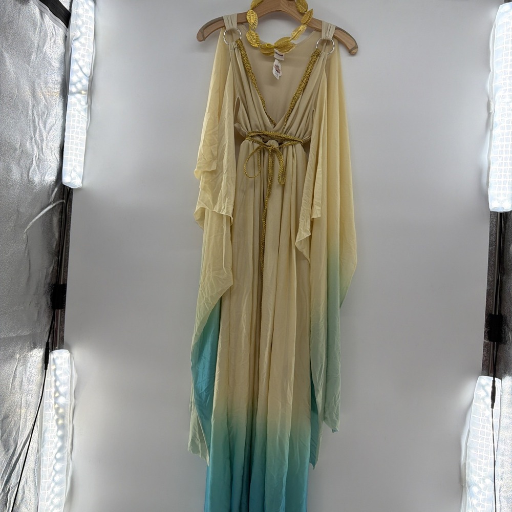 Instant Costume Greek Latin Goddess Athena Women's Halloween Cosplay Size Medium